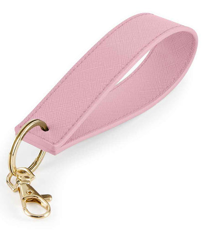 BagBase Boutique Wristlet Key Ring - Dusky Pink (BG747)