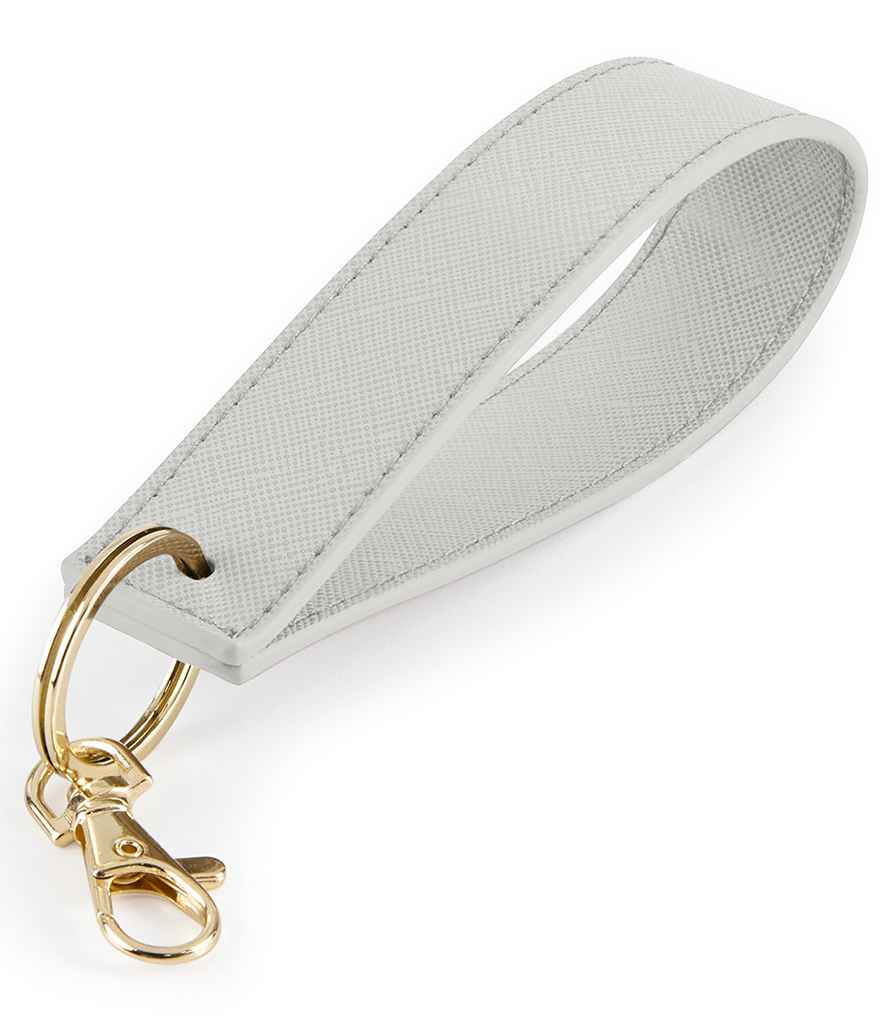 BagBase Boutique Wristlet Key Ring - Soft Grey (BG747)