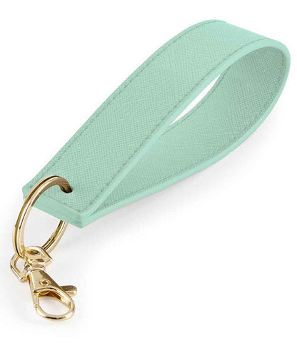 BagBase Boutique Wristlet Key Ring - Soft Mint (BG747)