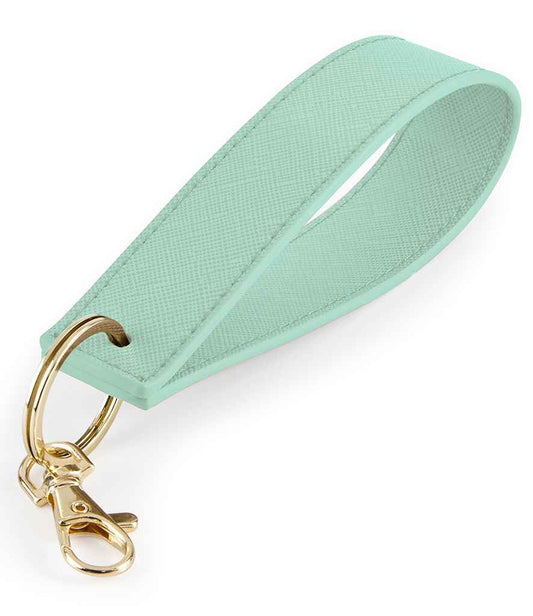BagBase Boutique Wristlet Key Ring - Soft Mint (BG747)