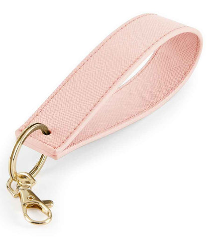 BagBase Boutique Wristlet Key Ring - Soft Pink (BG747)