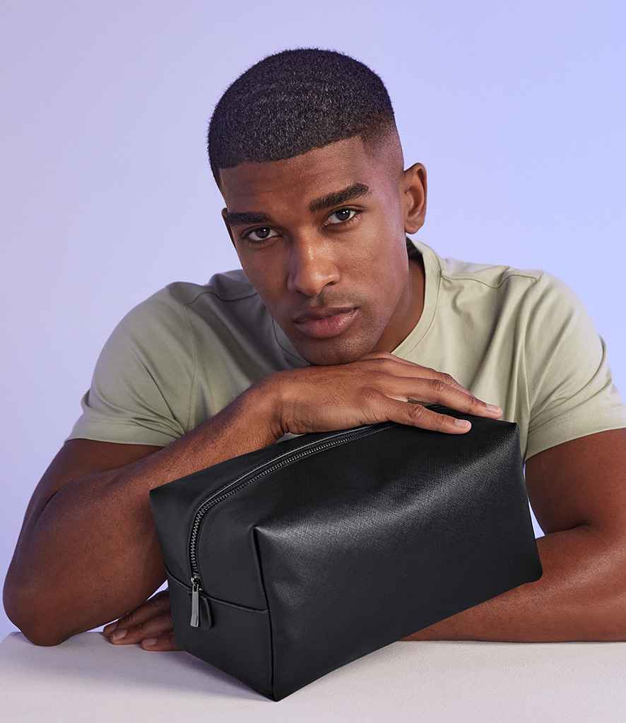 BagBase Boutique Toiletry/Accessory Case - Black/Black (BG749)
