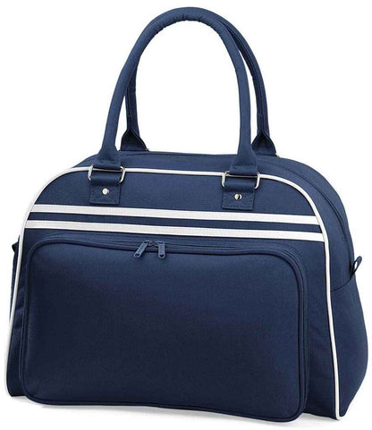 BagBase Retro Bowling Bag - French Navy/White (BG75)