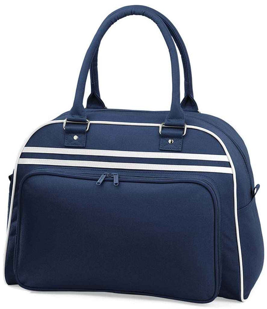 BagBase Retro Bowling Bag - French Navy/White (BG75)