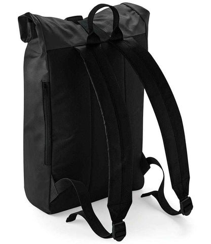 BagBase Tarp Roll-Top Backpack - Black (BG815)