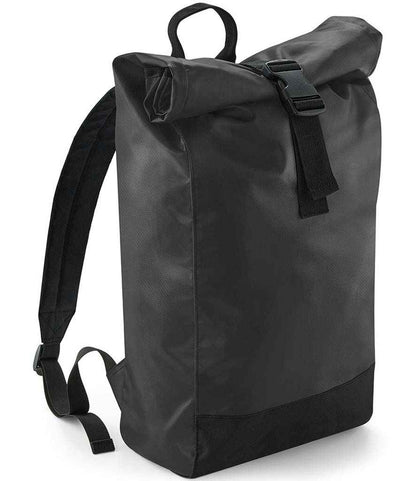 BagBase Tarp Roll-Top Backpack - Black (BG815)