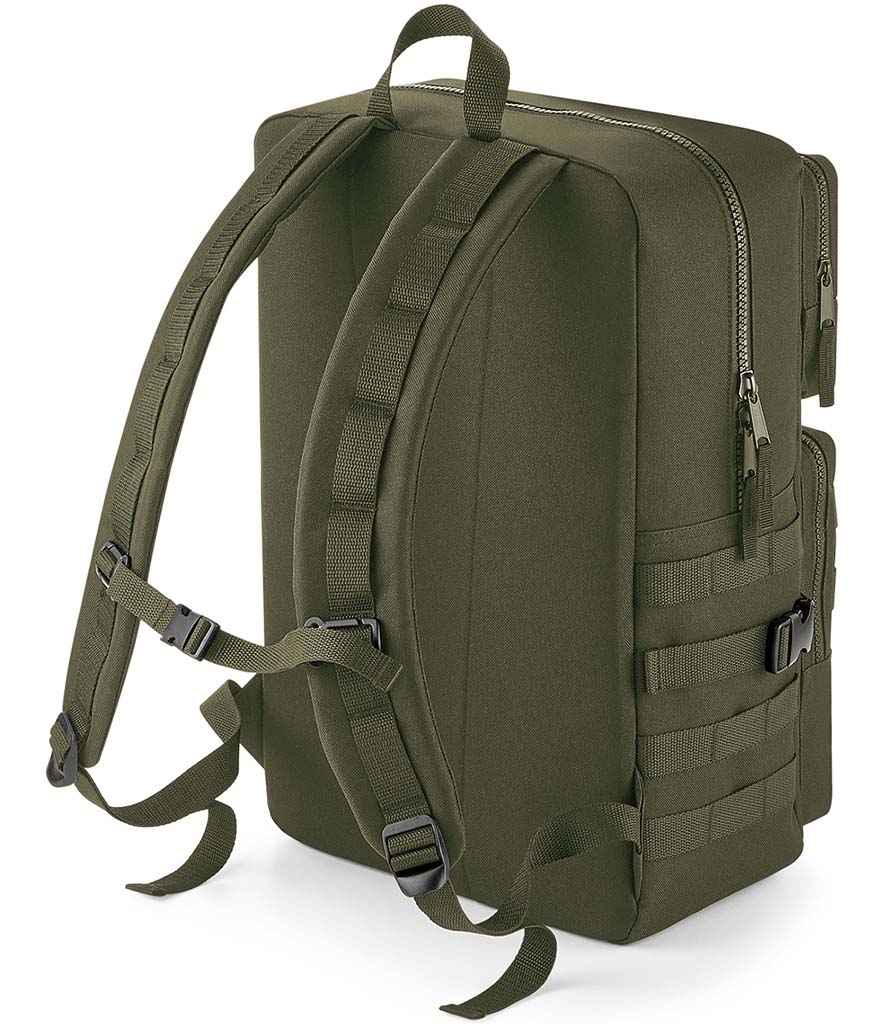 BagBase MOLLE Tactical Backpack - Military Green (BG848)
