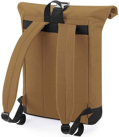 BagBase Roll-Top Backpack - Caramel (BG855)