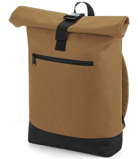BagBase Roll-Top Backpack - Caramel (BG855)