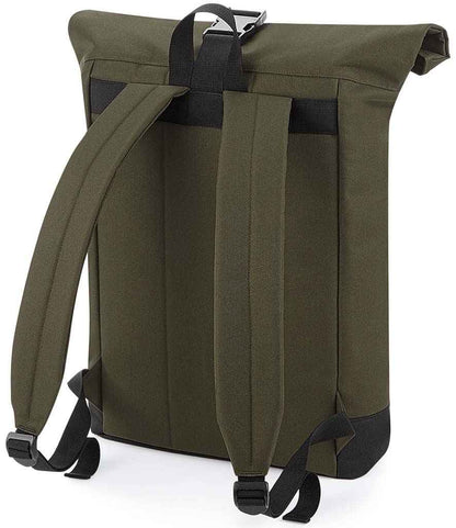 BagBase Roll-Top Backpack - Military Green (BG855)