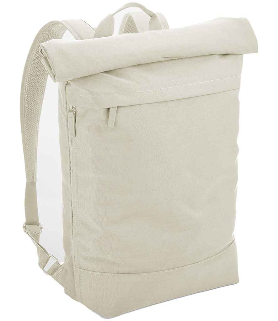 BagBase Simplicity Roll-Top Backpack - Beige (BG870)