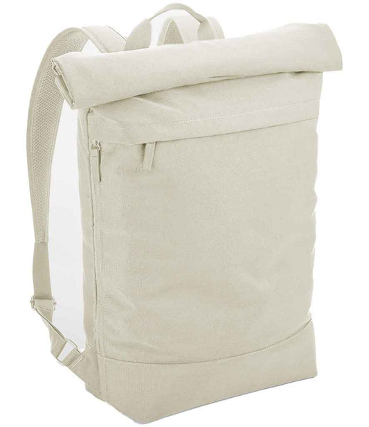 BagBase Simplicity Roll-Top Backpack - Beige (BG870)
