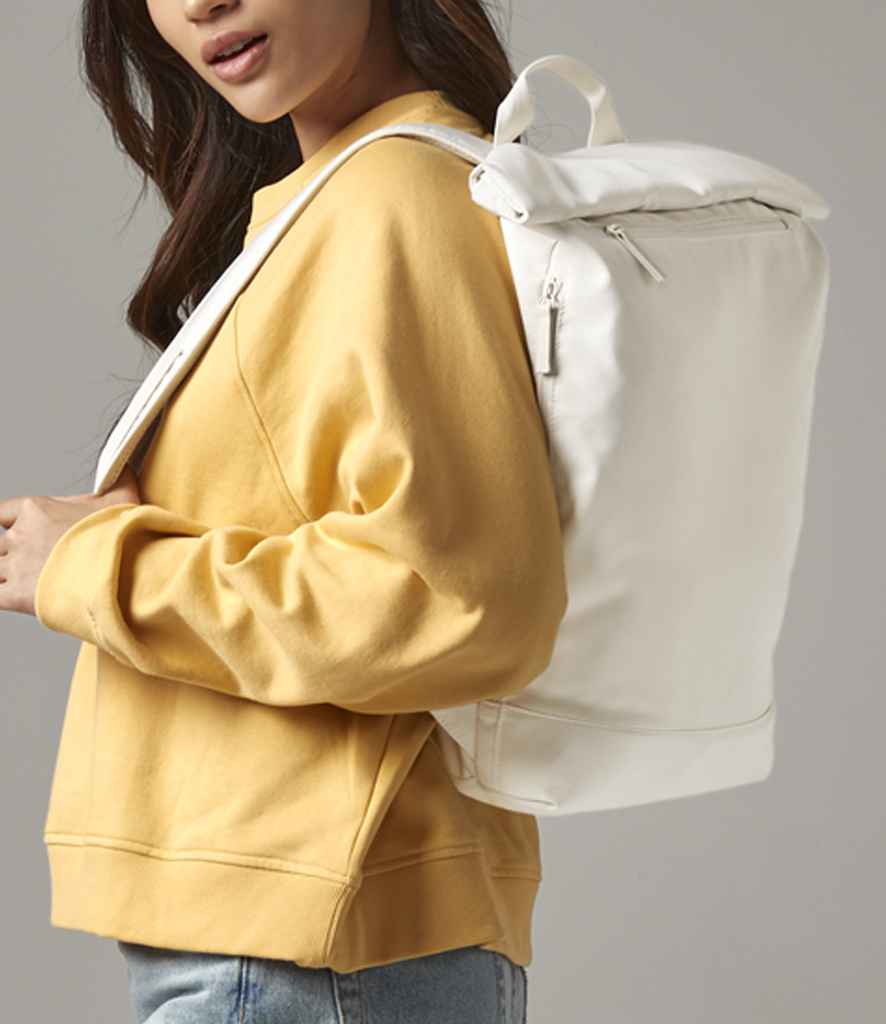 BagBase Simplicity Roll-Top Backpack Lite - Beige (BG871)