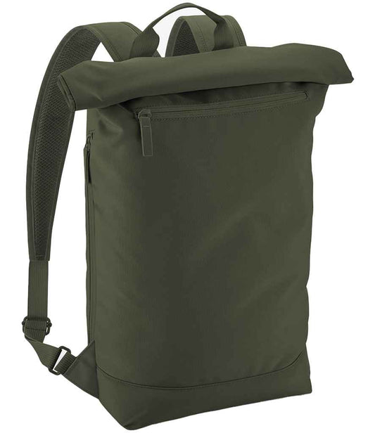 BagBase Simplicity Roll-Top Backpack Lite - Pine Green (BG871)