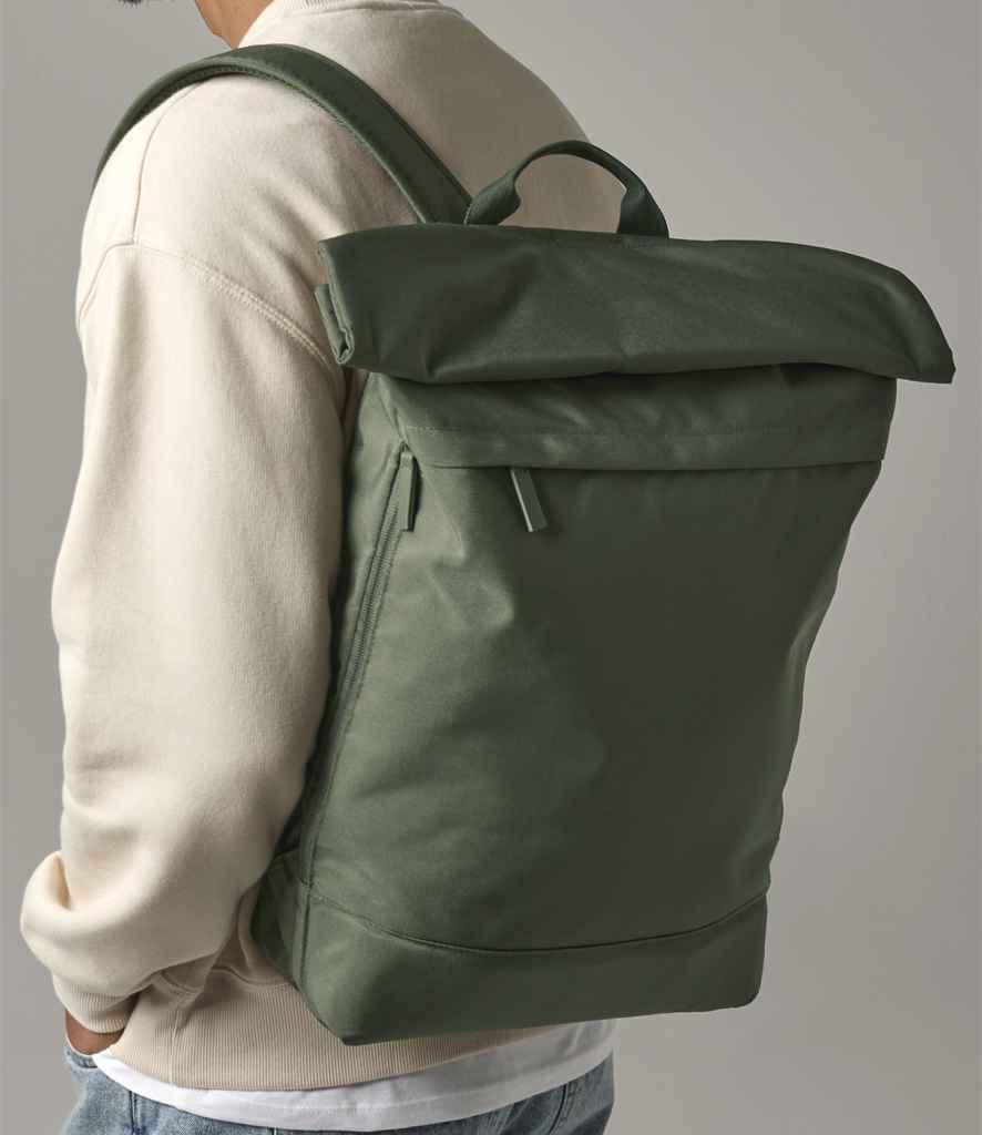 BagBase Simplicity Roll-Top Backpack Lite - Pine Green (BG871)