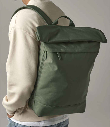 BagBase Simplicity Roll-Top Backpack Lite - Pine Green (BG871)