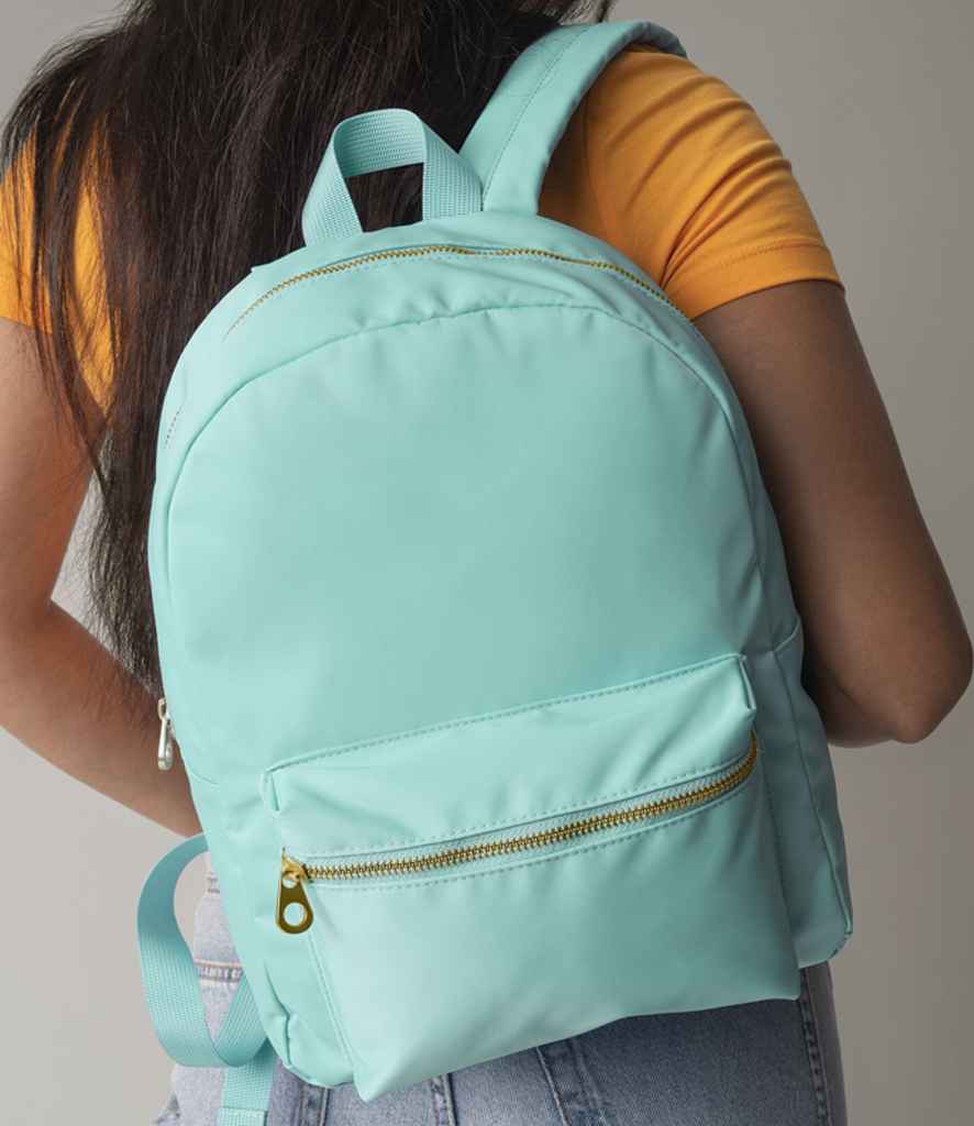 BagBase Sundae Mini Backpack - Mint Choc Chip (BG886)