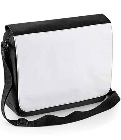 BagBase Sublimation Messenger Bag - Black (BG965)