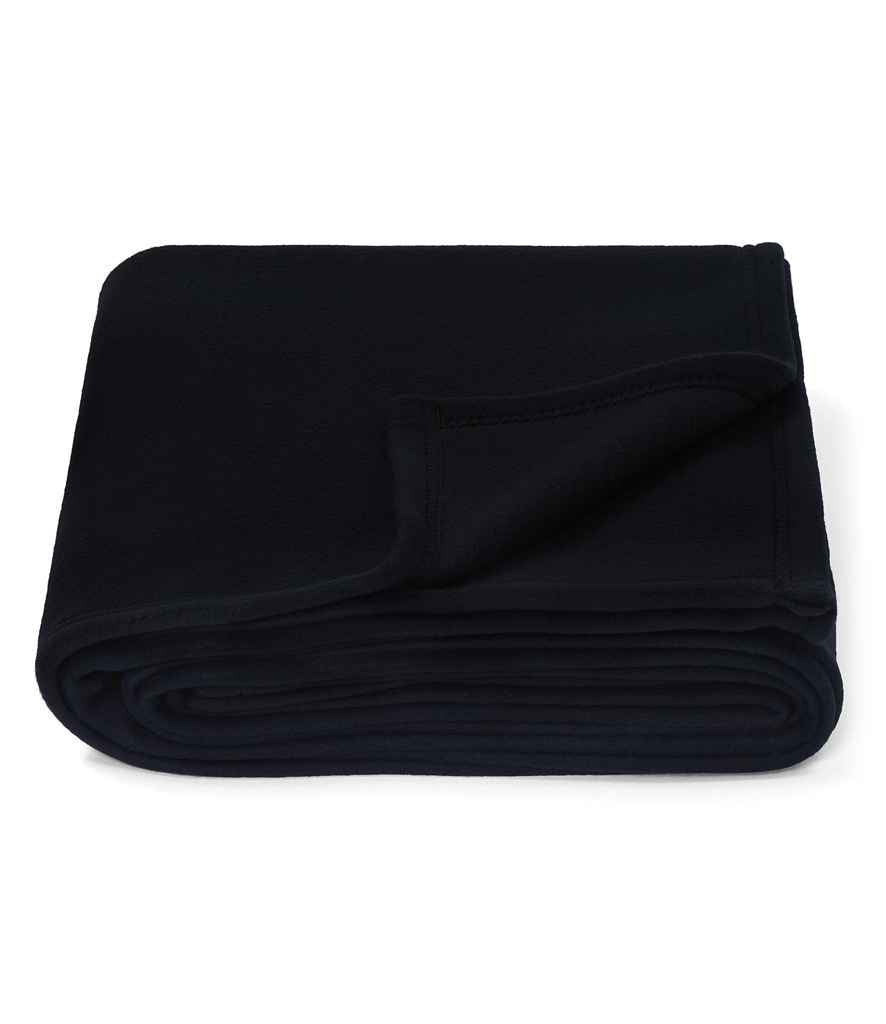 Brand Lab Large Polar Fleece Blanket - Black (BH002)