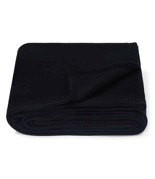 Brand Lab Large Polar Fleece Blanket - Black (BH002)