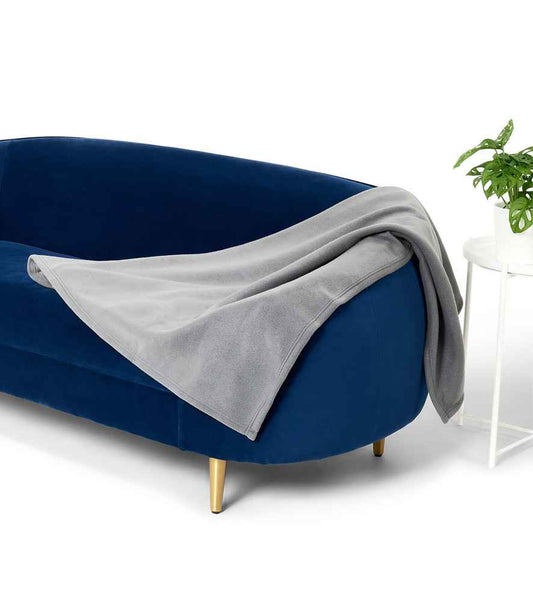 Brand Lab Large Polar Fleece Blanket - Charcoal (BH002)