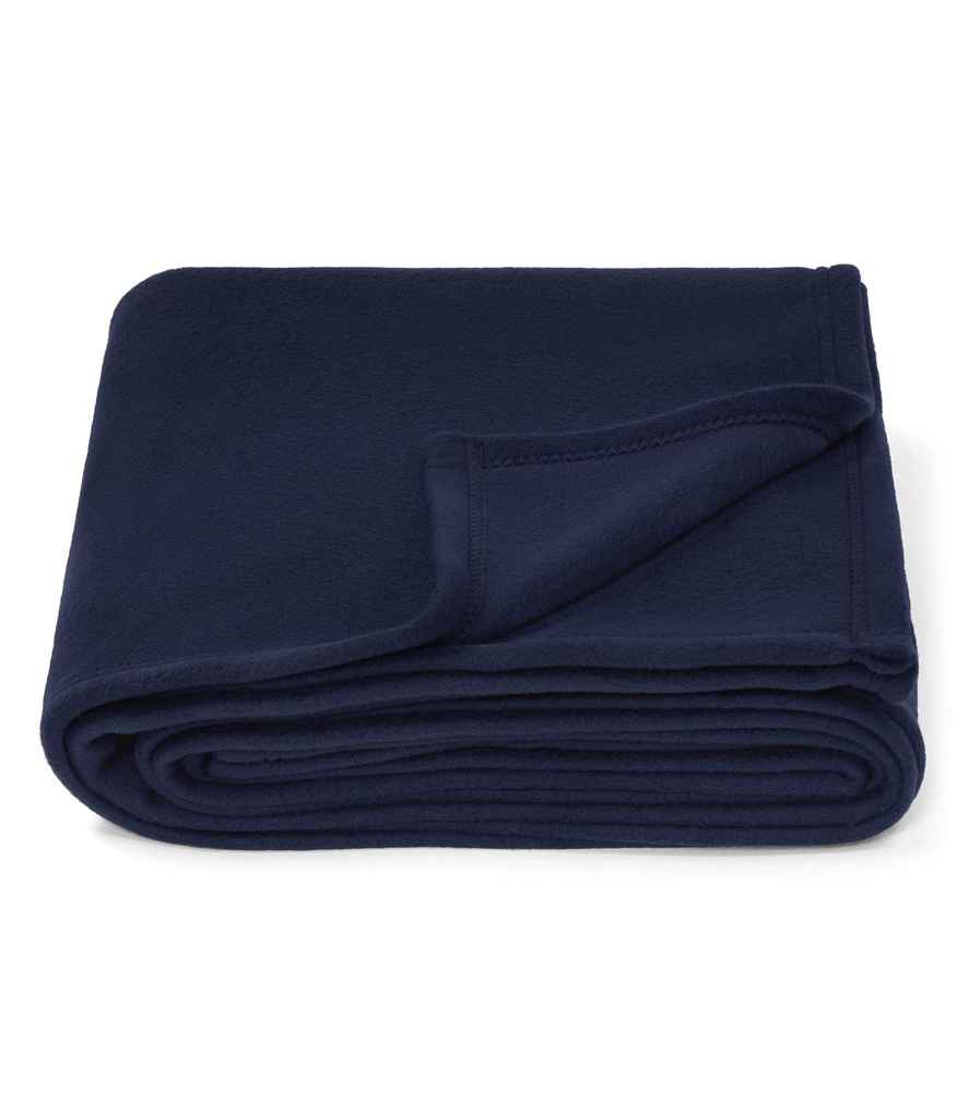 Brand Lab Large Polar Fleece Blanket - Navy (BH002)