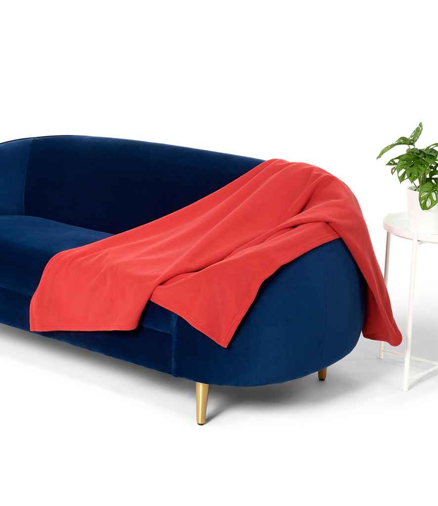 Brand Lab Large Polar Fleece Blanket - Red (BH002)