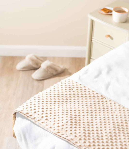 Brand Lab Minky Fleece Blanket - Camel (BH003)