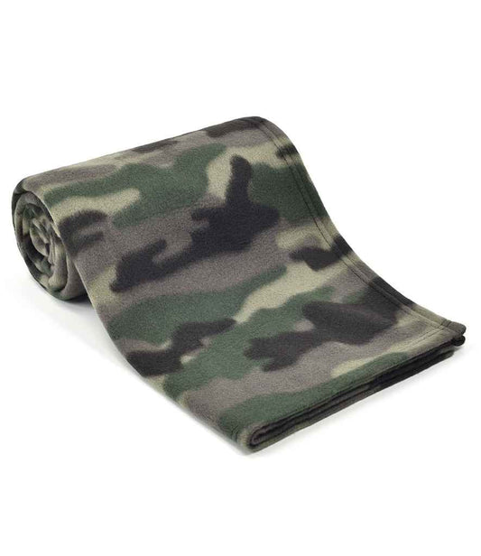 Brand Lab Pet Polar Fleece Blanket - Green Camo (BH022)