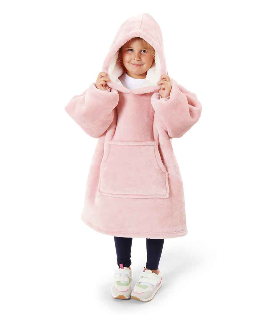 Brand Lab Kids Oversized Hooded Blanket - Blush Pink (BH101)