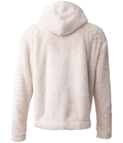 Brand Lab Unisex Fluffy Fleece Hoodie - Natural (BH201)