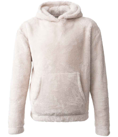 Brand Lab Unisex Fluffy Fleece Hoodie - Natural (BH201)