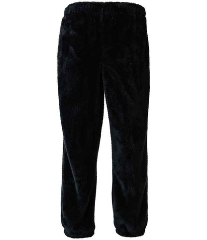 Brand Lab Unisex Fluffy Fleece Joggers - Black (BH203)