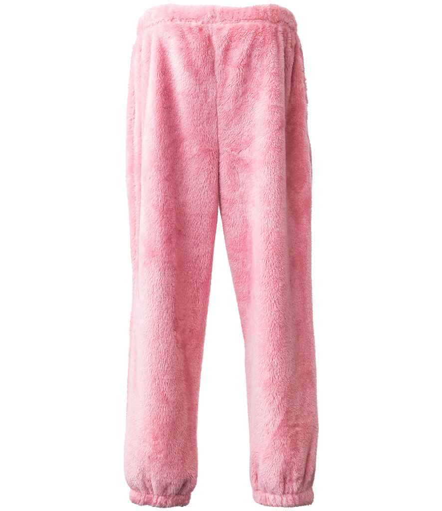 Brand Lab Unisex Fluffy Fleece Joggers - Blush Pink (BH203)