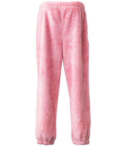 Brand Lab Unisex Fluffy Fleece Joggers - Blush Pink (BH203)
