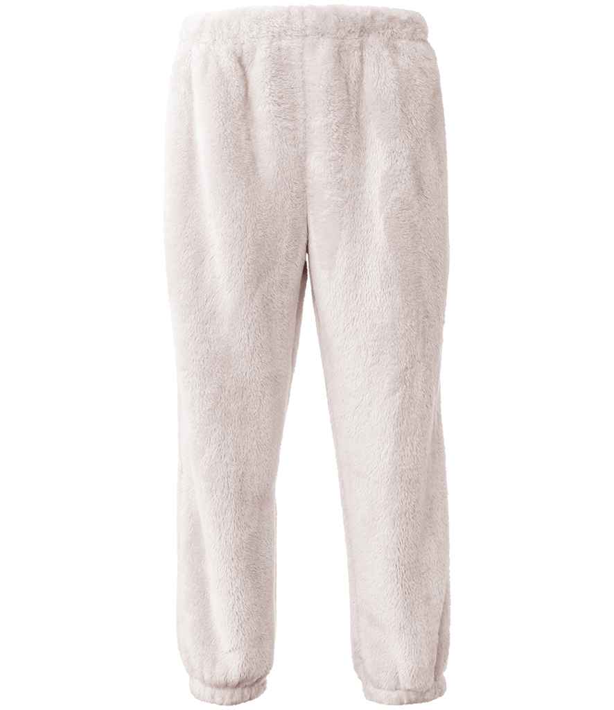 Brand Lab Unisex Fluffy Fleece Joggers - Natural (BH203)