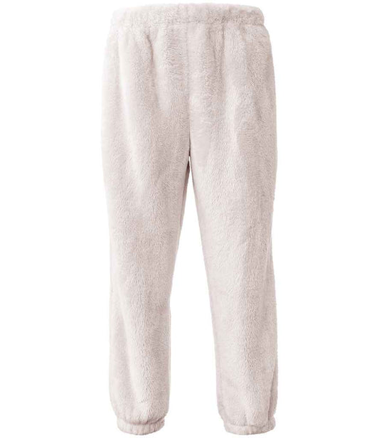 Brand Lab Unisex Fluffy Fleece Joggers - Natural (BH203)