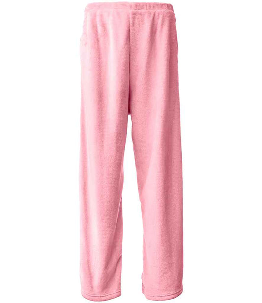 Brand Lab Ladies Plush Fleece Lounge Trousers - Blush Pink (BH211)