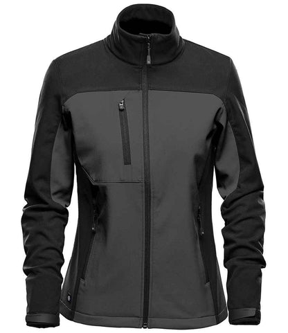 Stormtech Stormtech Ladies Cascades Soft Shell Jacket - Dolphin/Black (BHS3W)