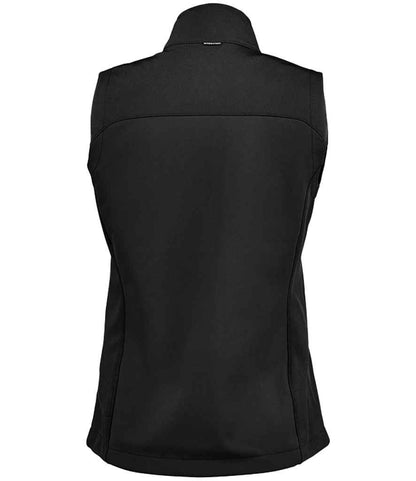 Stormtech Stormtech Ladies Cascades Soft Shell Bodywarmer - Black/Black (BHV3W)