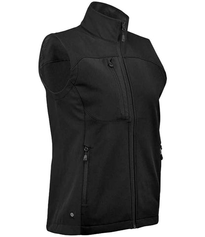 Stormtech Stormtech Ladies Cascades Soft Shell Bodywarmer - Black/Black (BHV3W)