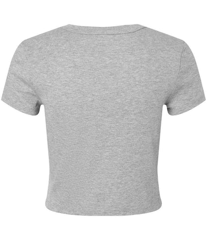 Bella+Canvas Bella Ladies Micro Rib Baby T-Shirt - Athletic Heather (BL1010)