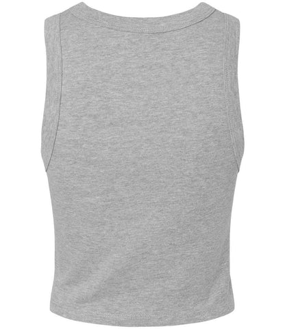 Bella+Canvas Bella Ladies Micro Rib Racer Tank Top - Athletic Heather (BL1019)