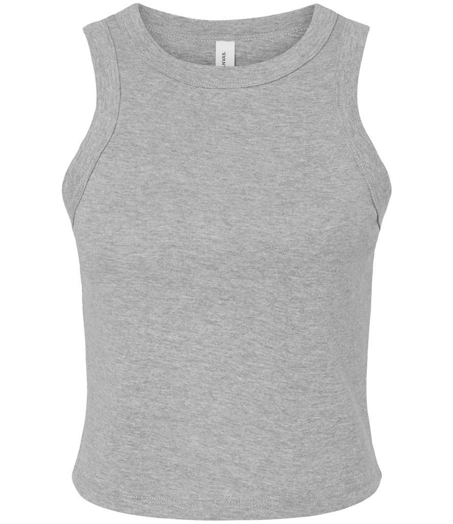Bella+Canvas Bella Ladies Micro Rib Racer Tank Top - Athletic Heather (BL1019)