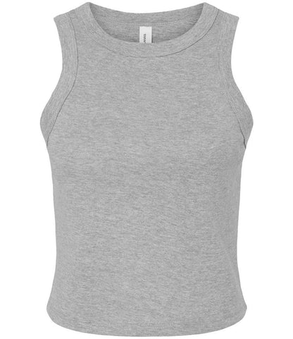 Bella+Canvas Bella Ladies Micro Rib Racer Tank Top - Athletic Heather (BL1019)