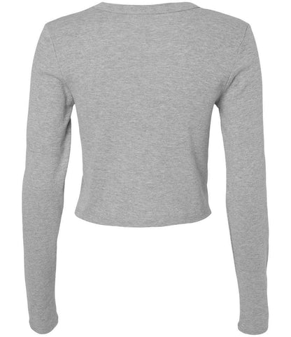 Bella+Canvas Bella Micro Rib Long Sleeve Baby T-Shirt - Athletic Heather (BL1501)