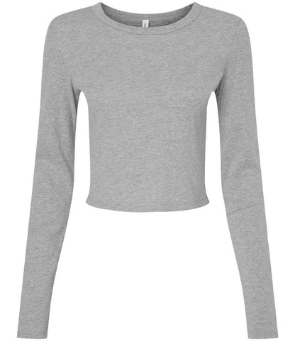 Bella+Canvas Bella Micro Rib Long Sleeve Baby T-Shirt - Athletic Heather (BL1501)