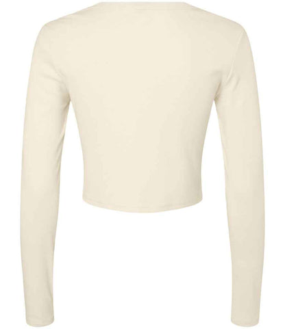 Bella+Canvas Bella Micro Rib Long Sleeve Baby T-Shirt - Solid Natural Blend (BL1501)