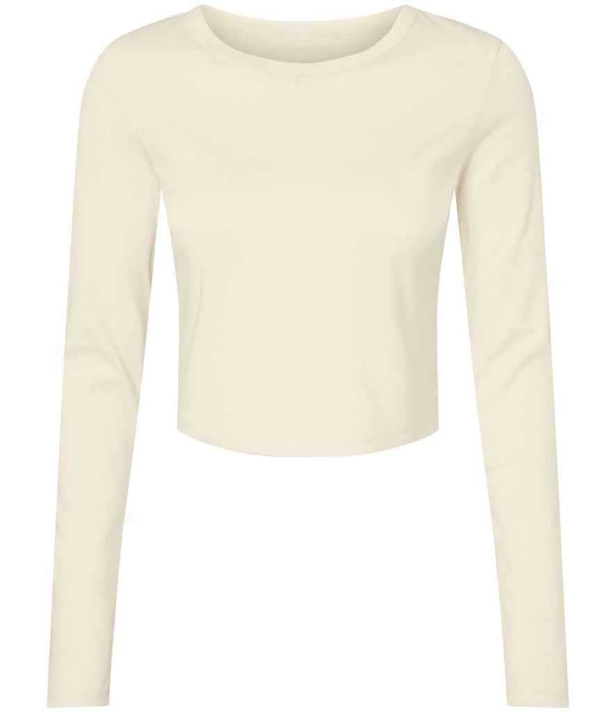 Bella+Canvas Bella Micro Rib Long Sleeve Baby T-Shirt - Solid Natural Blend (BL1501)
