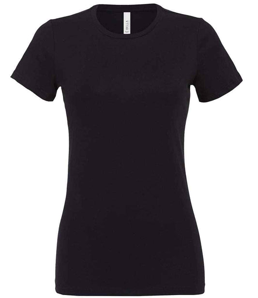 Bella Ladies Relaxed Jersey T-Shirt - Black (BL6400)